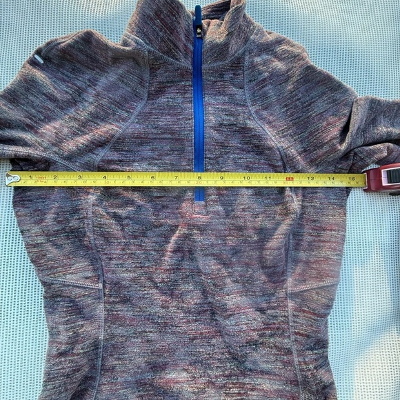 Lululemon Its Rulu Run Half-Zip size 2Women's Multicolor Long Sleeve Top - Picture 9 of 13